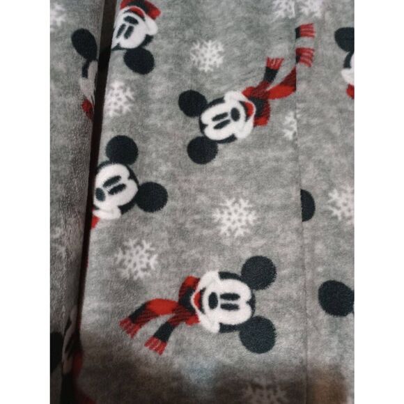 Disney Pants Ladies 3x Lounge Mickey Mouse Gray Fuzzy‎ - Picture 4 of 6